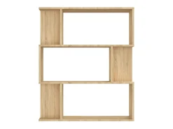 Biblioteca* Estante/divisória 80x24x96 cm contraplacado cor carvalho sonoma PT647468 Castanho