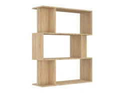 Biblioteca* Estante/divisória 80x24x96 cm contraplacado cor carvalho sonoma PT647468 Castanho