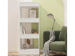 Biblioteca| Estante/divisória 40x30x103 cm contraplacado PT620860 Branco