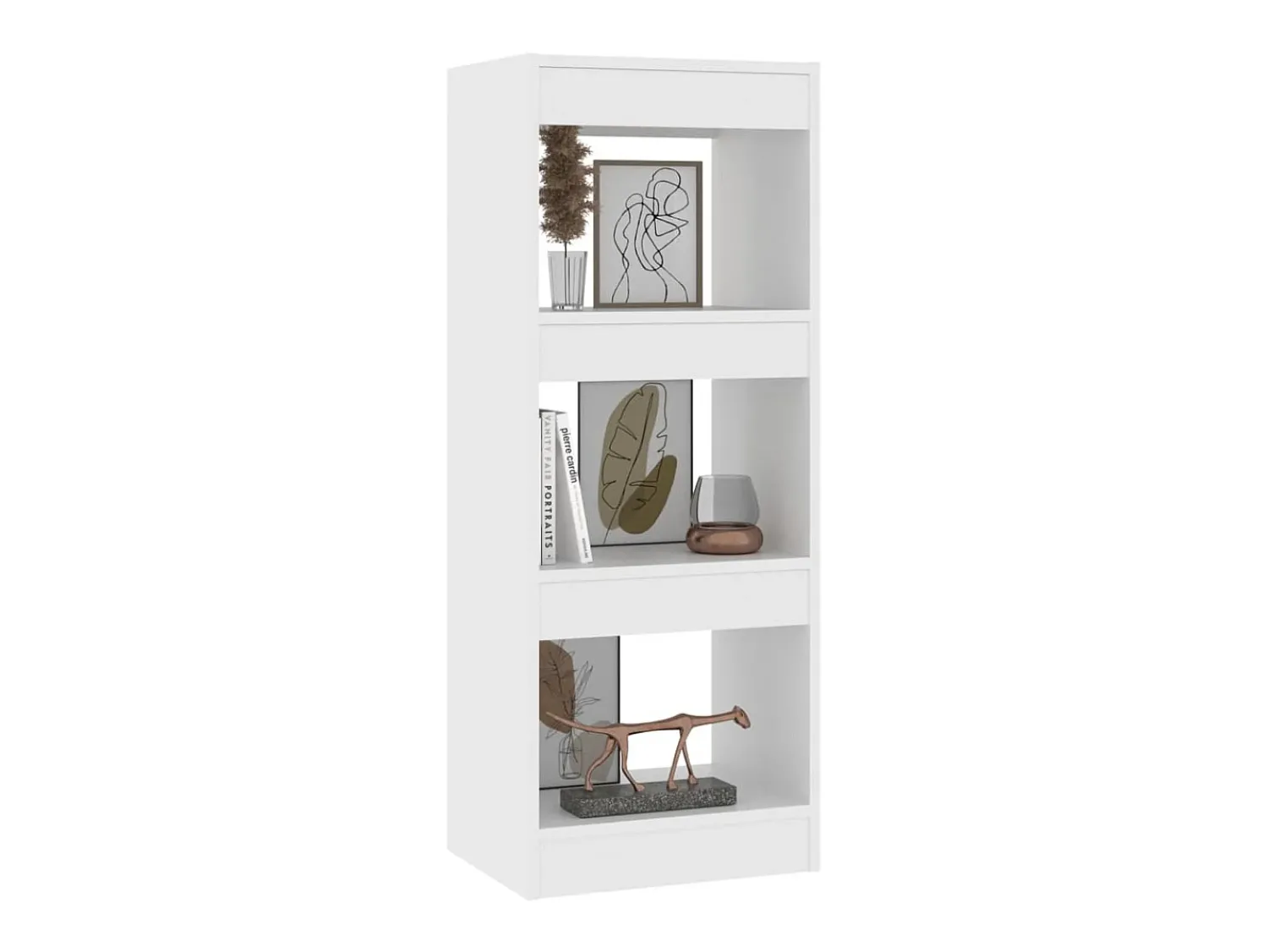 Biblioteca| Estante/divisória 40x30x103 cm contraplacado PT620860 Branco