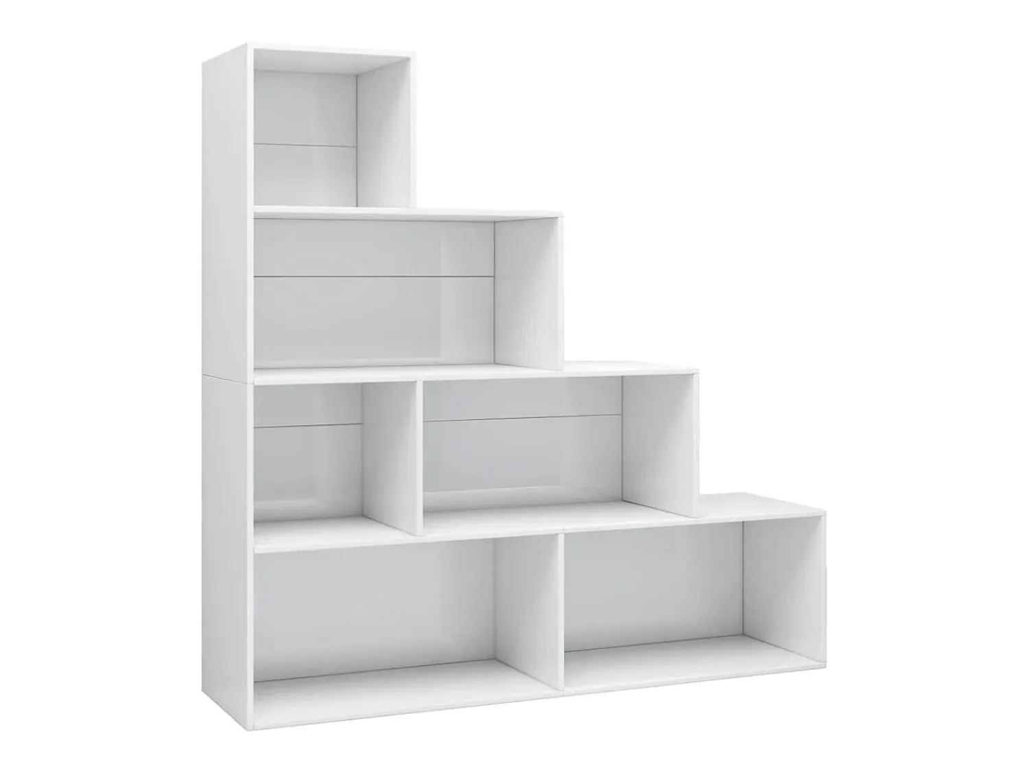 Prateleira*vidaxl Estante/divisória 155x24x160 cm contraplacado brilhante Branco