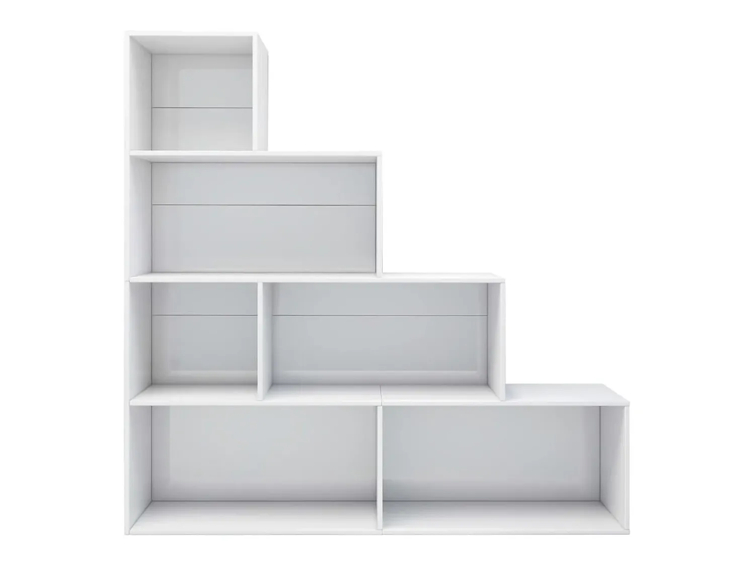 Prateleira*vidaxl Estante/divisória 155x24x160 cm contraplacado brilhante Branco