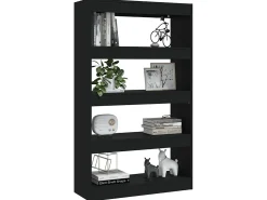 Online Estante/divisória 80x30x135 cm contraplacado PT804926 Preto