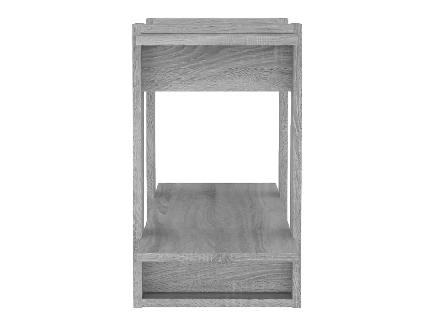 Prateleira|vidaxl Estante/divisória 80x30x51 cm cor sonoma cinza Cinzento