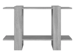 Prateleira|vidaxl Estante/divisória 80x30x51 cm cor sonoma cinza Cinzento
