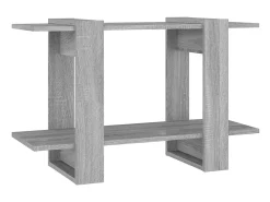 Prateleira|vidaxl Estante/divisória 80x30x51 cm cor sonoma cinza Cinzento
