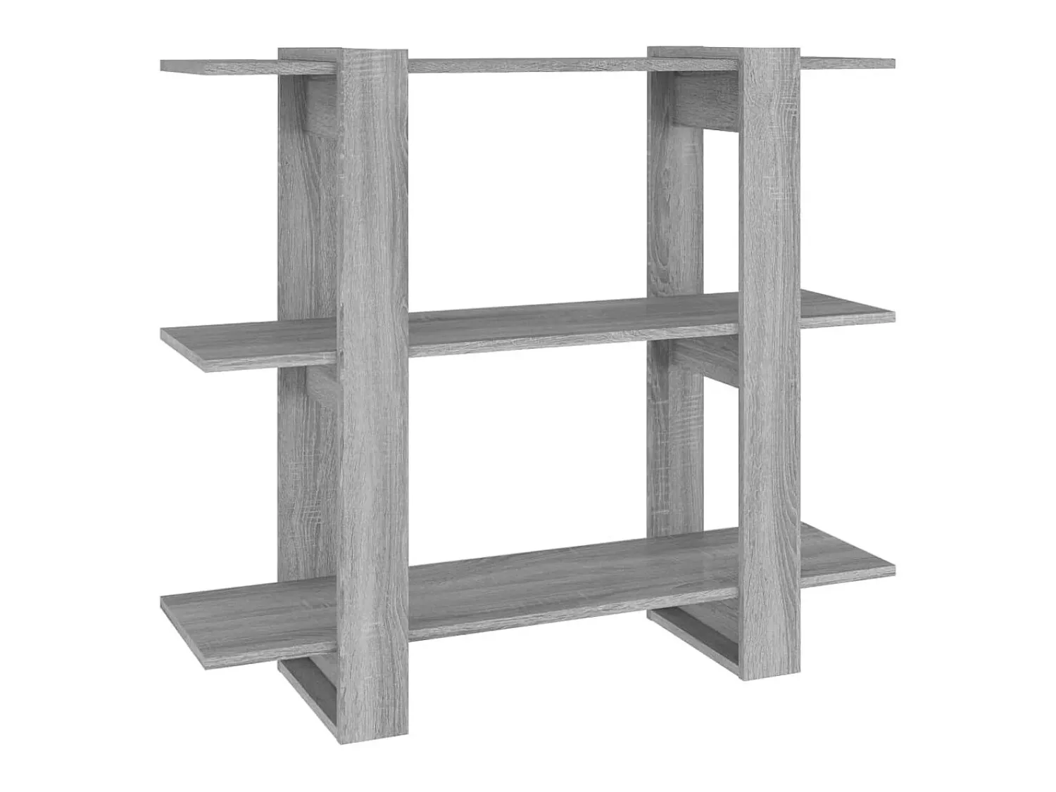 Biblioteca| Estante/divisória 100x30x87 cm cor sonoma cinza PT644432 Cinzento