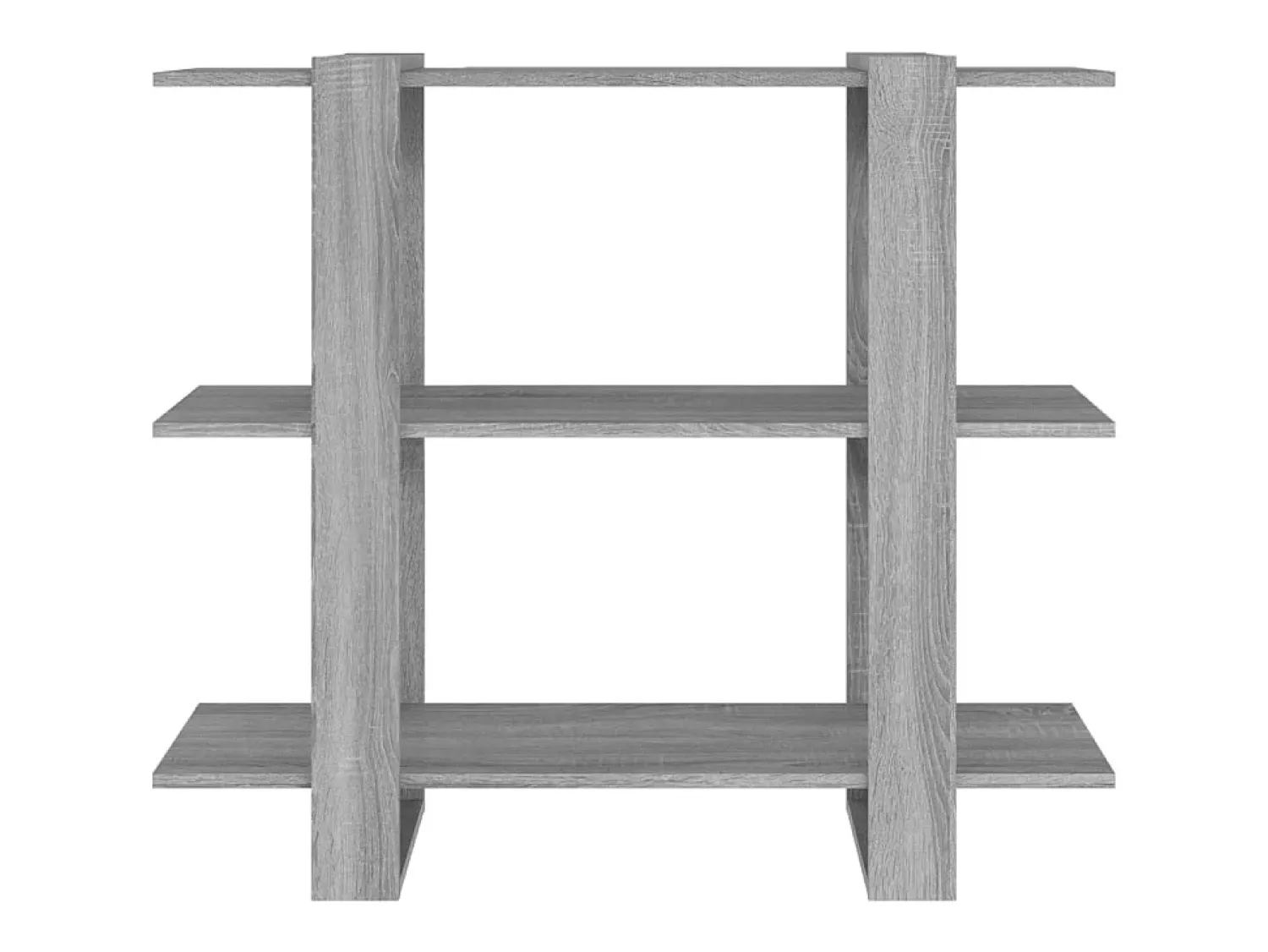 Biblioteca| Estante/divisória 100x30x87 cm cor sonoma cinza PT644432 Cinzento