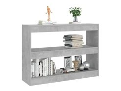 Best Estante/divisória 100x30x72 cm cor cimento PT384463 Cinzento