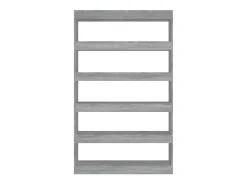 Biblioteca* Estante/divisória 100x30x166 cm cor sonoma cinza PT933453 Cinzento
