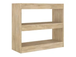 Biblioteca| Estante/divisória 80x30x72 cm cor carvalho sonoma PT218952 Castanho