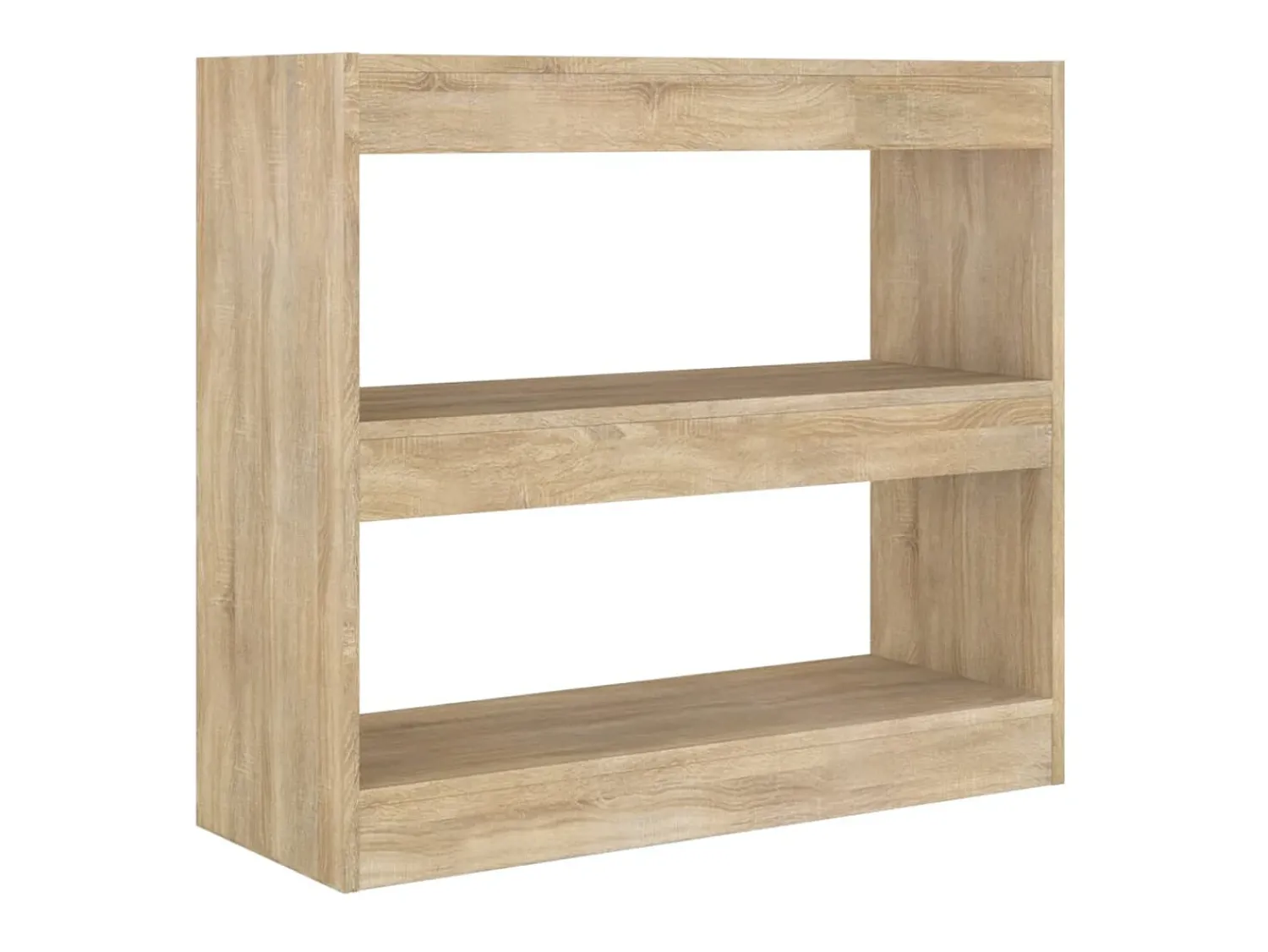 Biblioteca| Estante/divisória 80x30x72 cm cor carvalho sonoma PT218952 Castanho