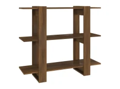 Biblioteca* Estante/divisória 100x30x87 cm cor carvalho PT768676 Castanho