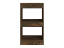 Best Estante/divisória 40x30x72 cm cor carvalho fumado PT343419 Castanho
