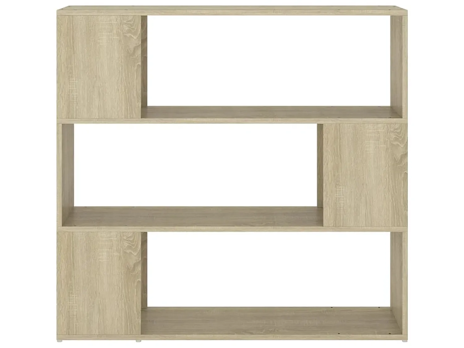 New Estante/divisória 100x24x94 cm cor carvalho sonoma PT160003 Castanho