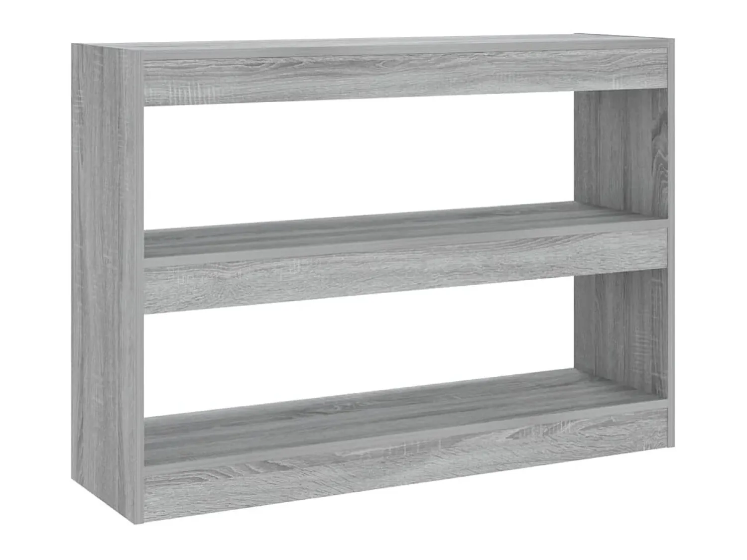 Estante/divisória 100x30x72 cm cor sonoma cinza PT247893^ Biblioteca