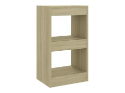 vidaxl Estante/divisória 40x30x72 cm cor carvalho sonoma^ Prateleira