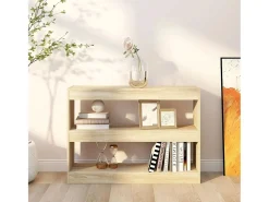 vidaxl Estante/divisória 100x30x72 cm cor carvalho sonoma^ Prateleira