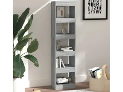 Hot Estante/divisória 40x30x166 cm cor sonoma cinza PT884224 Cinzento