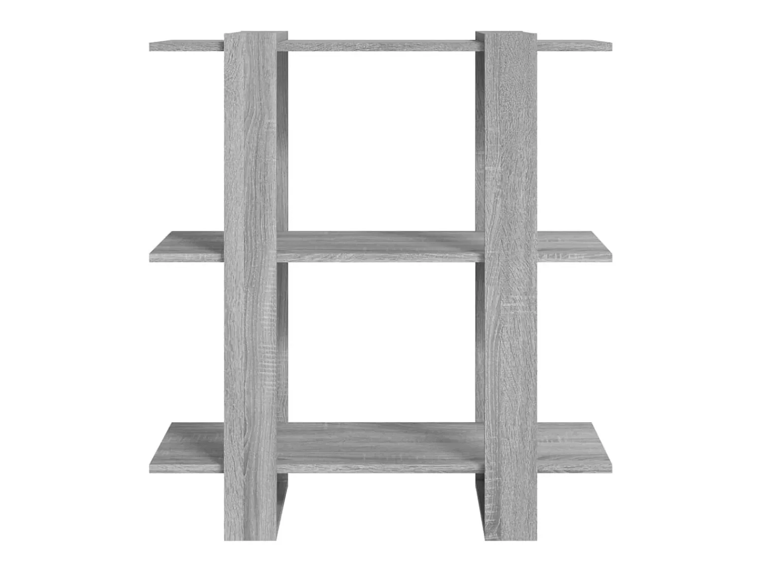 Prateleira|vidaxl Estante/divisória 80x30x87 cm cor sonoma cinza Cinzento