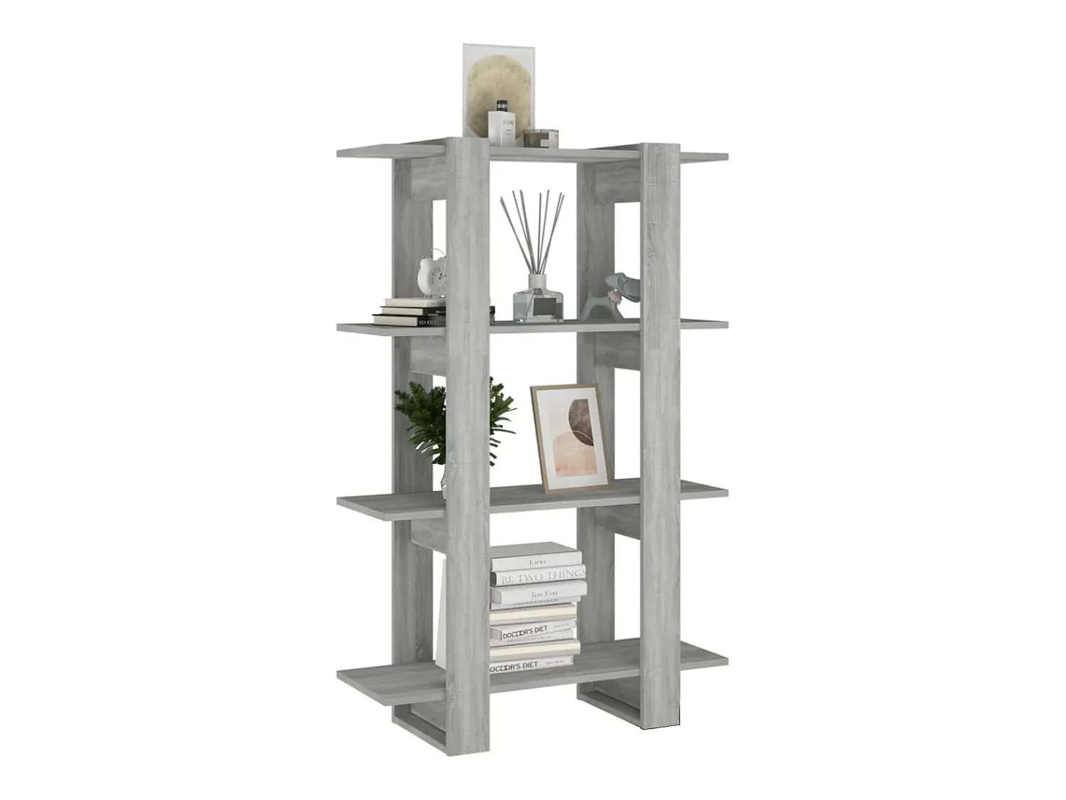 Sale Estante/divisória 80x30x123,5 cm cor sonoma cinza PT492209 Cinzento