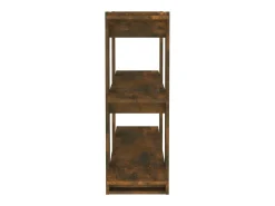 Best Estante/divisória 100x30x87 cm cor carvalho fumado PT951717 Castanho