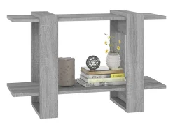 Biblioteca* Estante/divisória 80x30x51 cm cor sonoma cinza PT887055 Cinzento