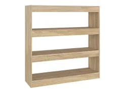 Prateleira|vidaxl Estante/divisória 100x30x103 cm cor carvalho sonoma Castanho