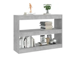 Clearance vidaxl Estante/divisória 100x30x72 cm cor cimento Cinzento