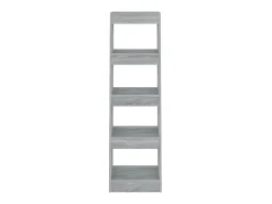 Biblioteca| Estante/divisória 40x30x135 cm cor sonoma cinza PT677806 Cinzento