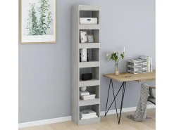 Sale Estante/divisória 40x30x198 cm cor cimento PT424970 Cinzento