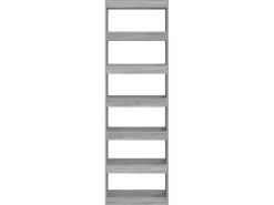 Discount Estante/divisória 60x30x198 cm cor sonoma cinza PT894781 Cinzento