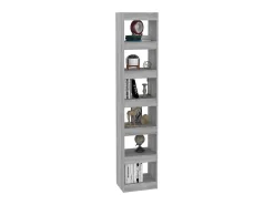 Biblioteca| Estante/divisória 40x30x198 cm cor sonoma cinza PT990768 Cinzento