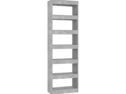 Biblioteca* Estante/divisória 60x30x198 cm cor cimento PT716803 Cinzento