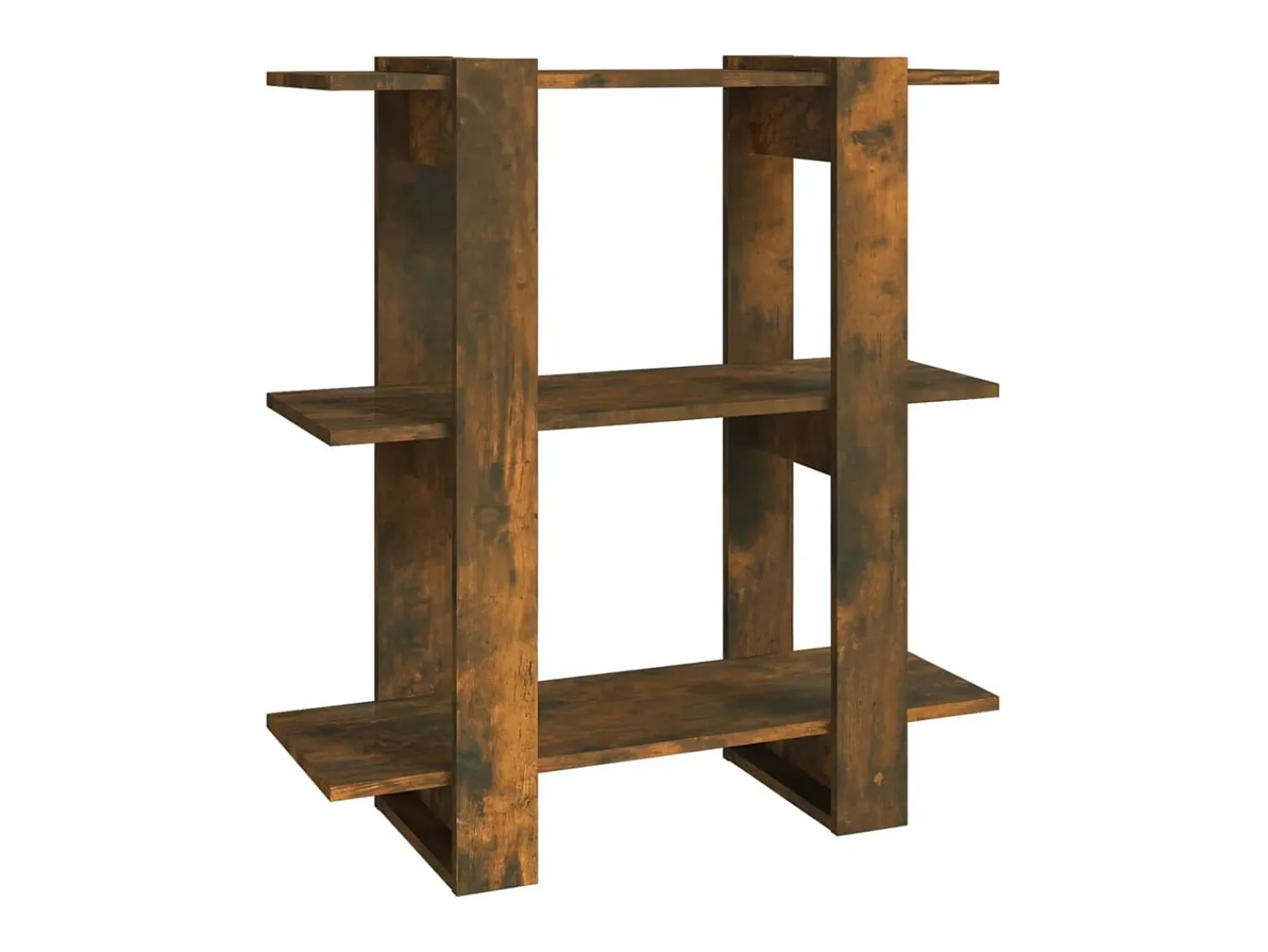 Biblioteca* Estante/divisória 80x30x87 cm cor carvalho fumado PT637338 Castanho