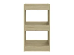 Biblioteca| Estante/divisória 40x30x72 cm cor carvalho sonoma PT687689 Castanho