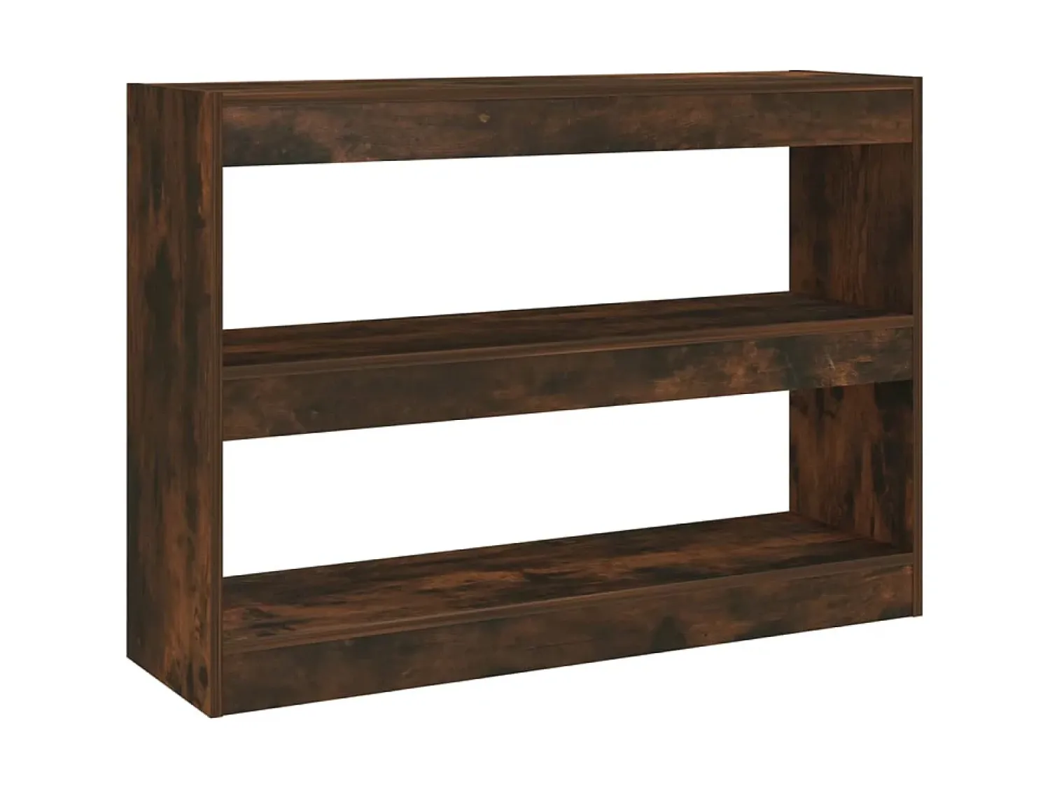 Biblioteca| Estante/divisória 100x30x72 cm cor carvalho fumado PT494827 Castanho
