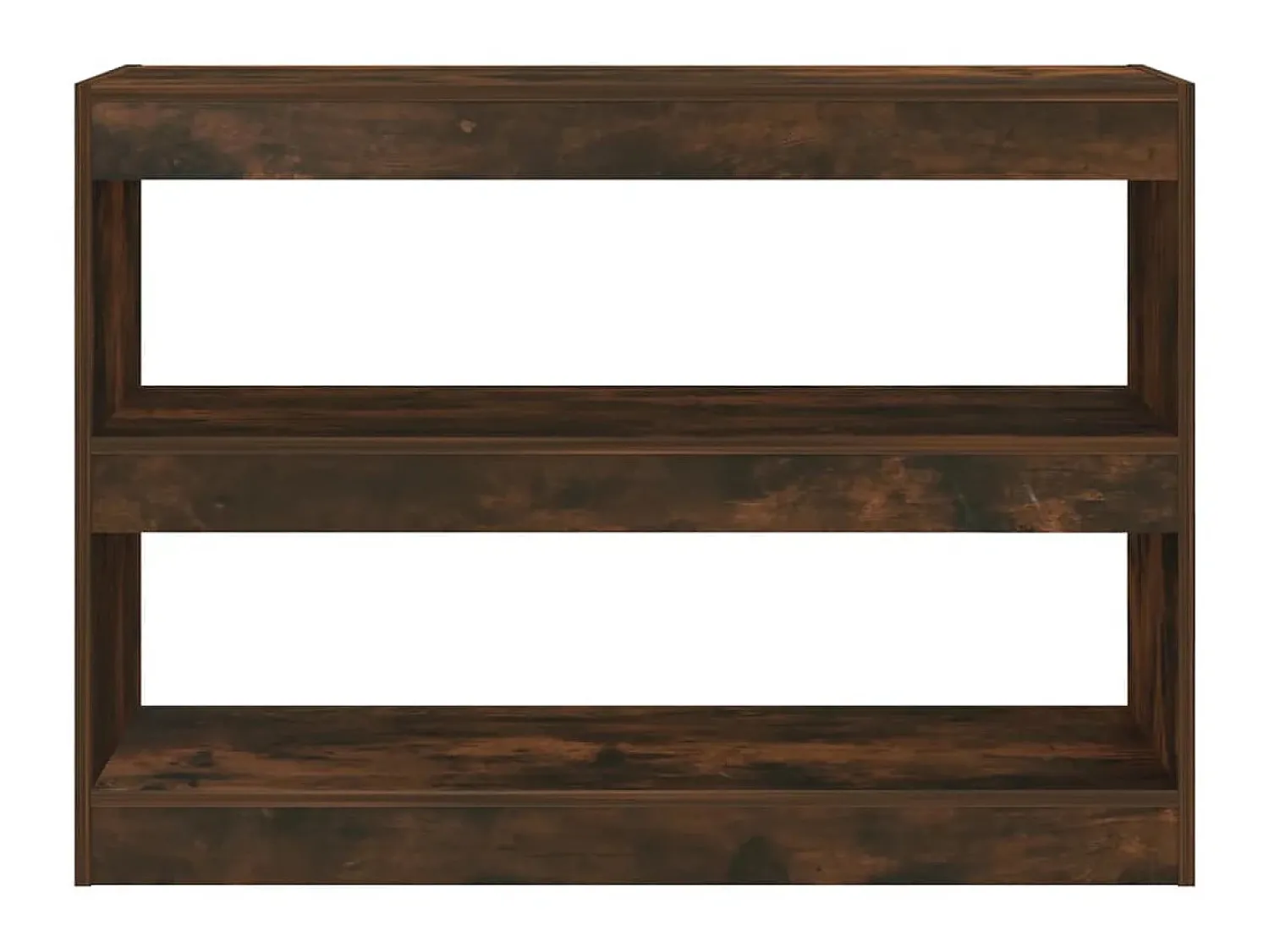 Biblioteca| Estante/divisória 100x30x72 cm cor carvalho fumado PT494827 Castanho
