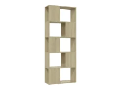 Prateleira*vidaxl Estante/divisória 60x24x155 cm cor carvalho sonoma Castanho