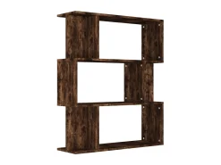 Best Estante/divisória 80x24x96 cm derivados madeira carvalho fumado PT351726 Castanho