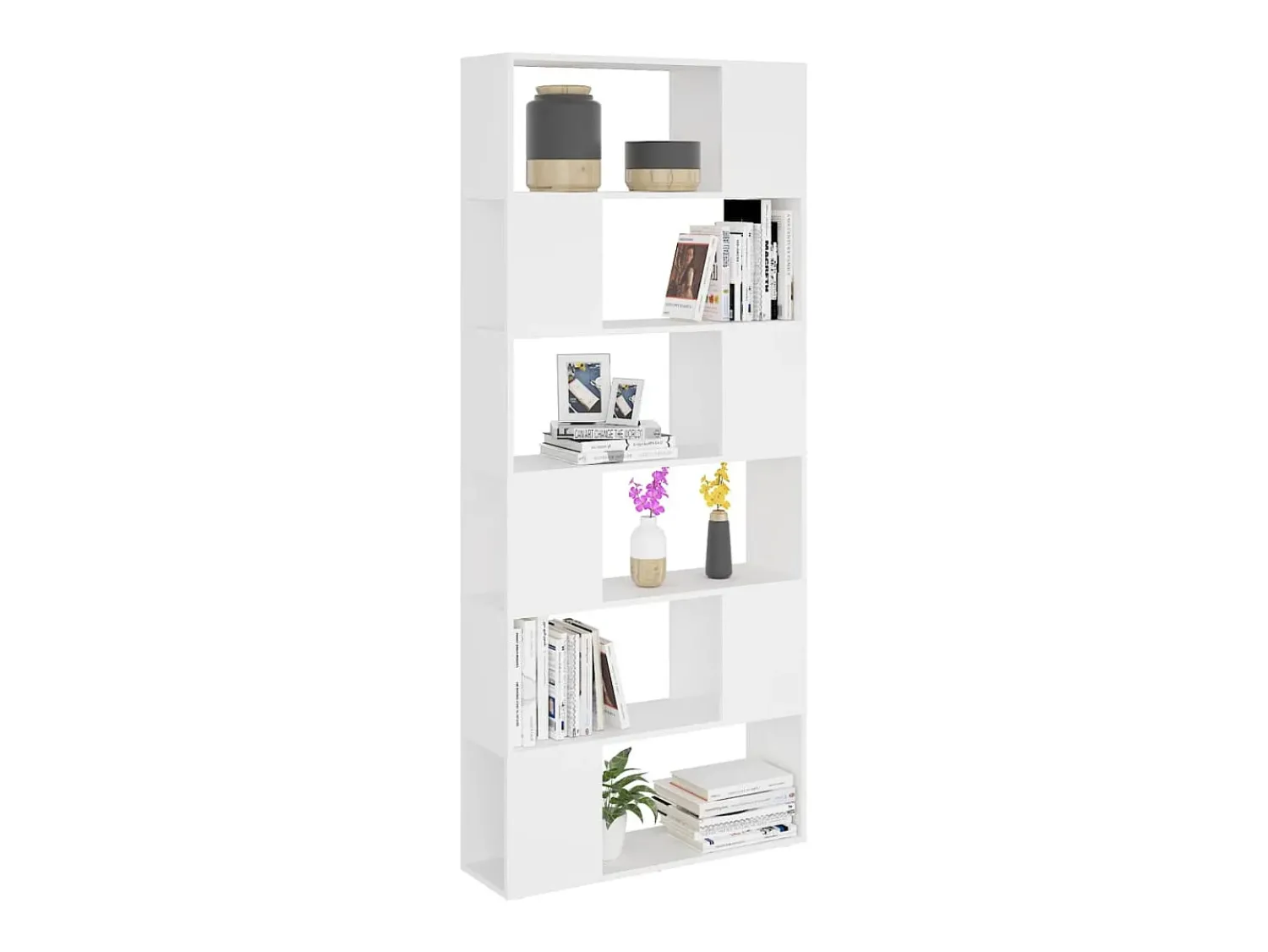 Online Estante/divisória 80x24x186 cm derivados de madeira PT911262 Branco