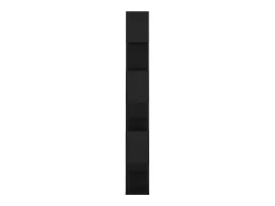 Prateleira*vidaxl Estante/divisória 80x24x186 cm derivados de madeira Preto