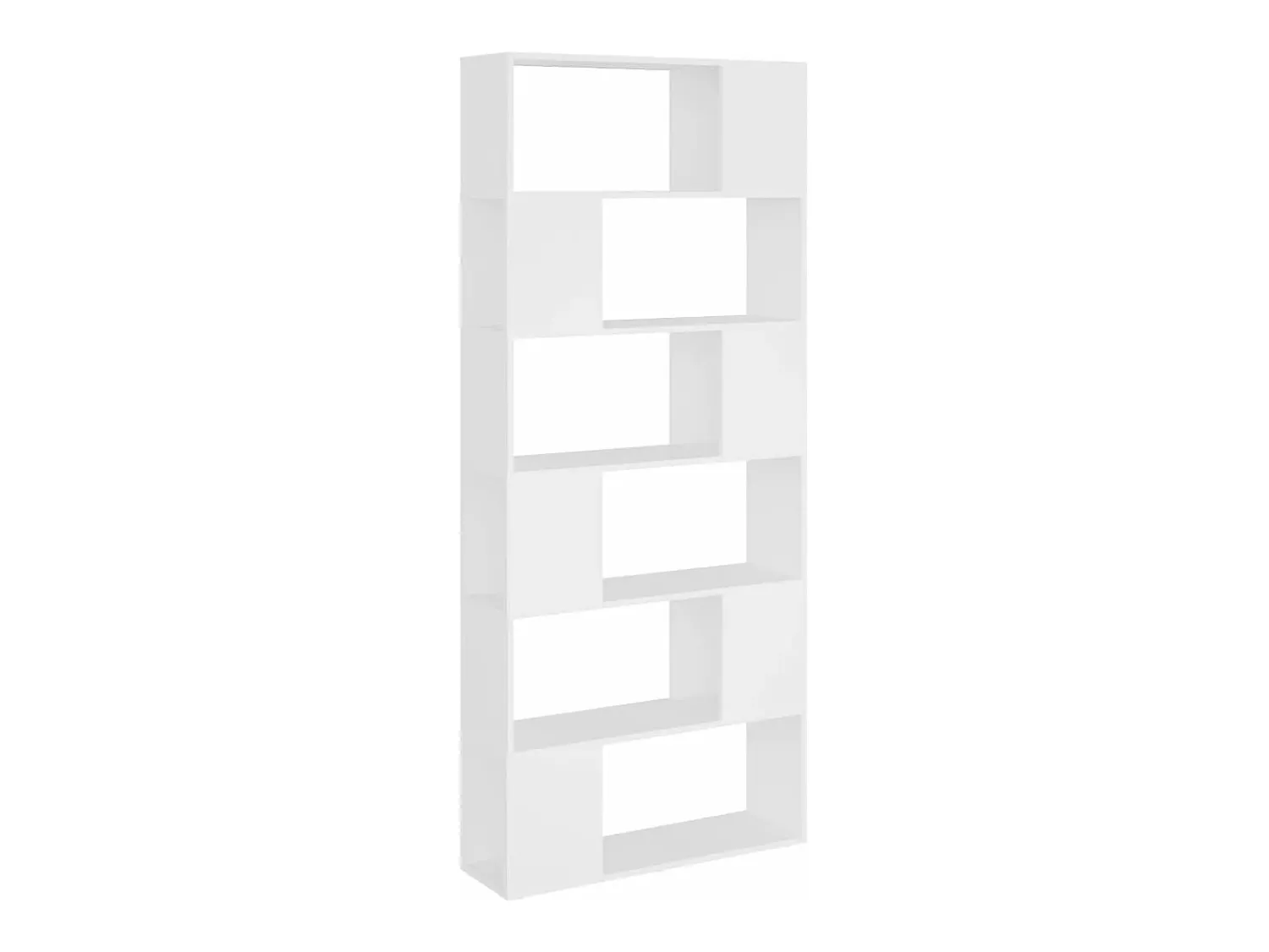 Prateleira*vidaxl Estante/divisória 80x24x186 cm derivados de madeira Branco