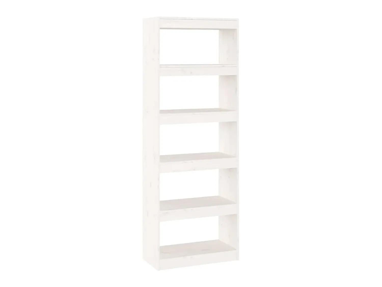 Biblioteca| Estante/divisória 60x30x167,5 cm madeira de pinho maciça PT660050 Branco