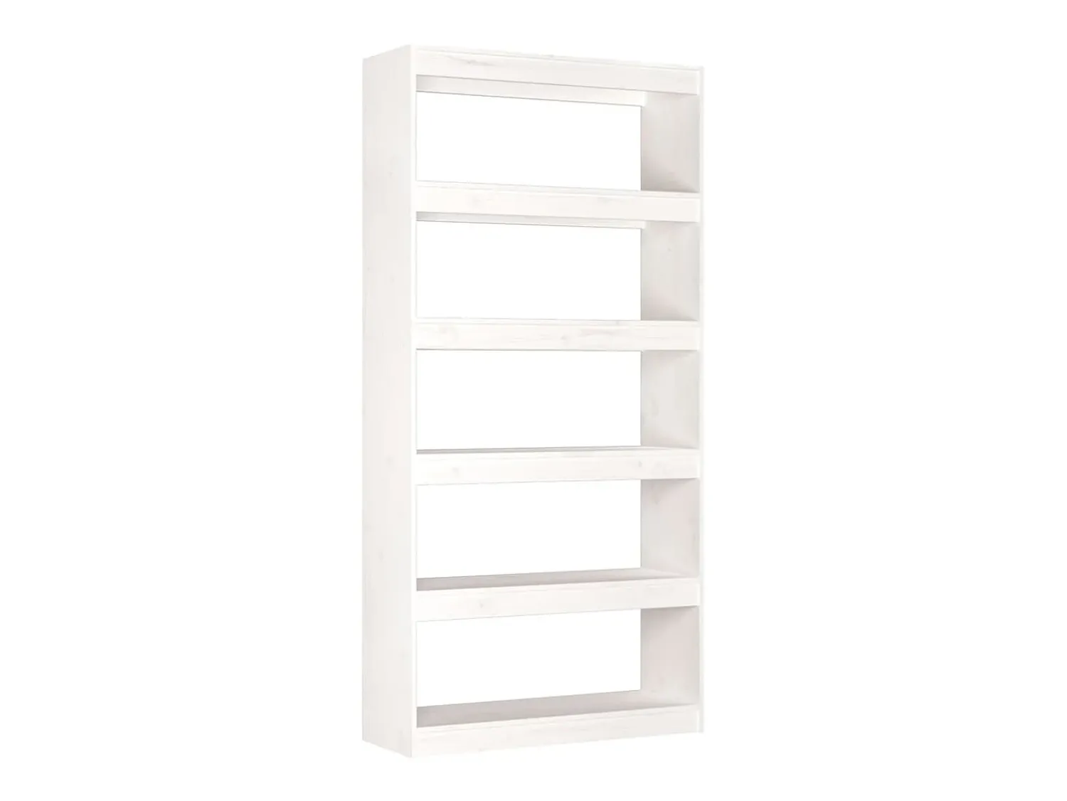Vitrina|vidaxl Estante/divisória 80x30x167,4 cm madeira de pinho maciça Branco