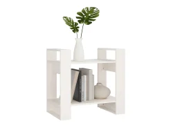 Biblioteca| Estante/divisória 60x35x57 cm madeira de pinho maciça PT236009 Branco