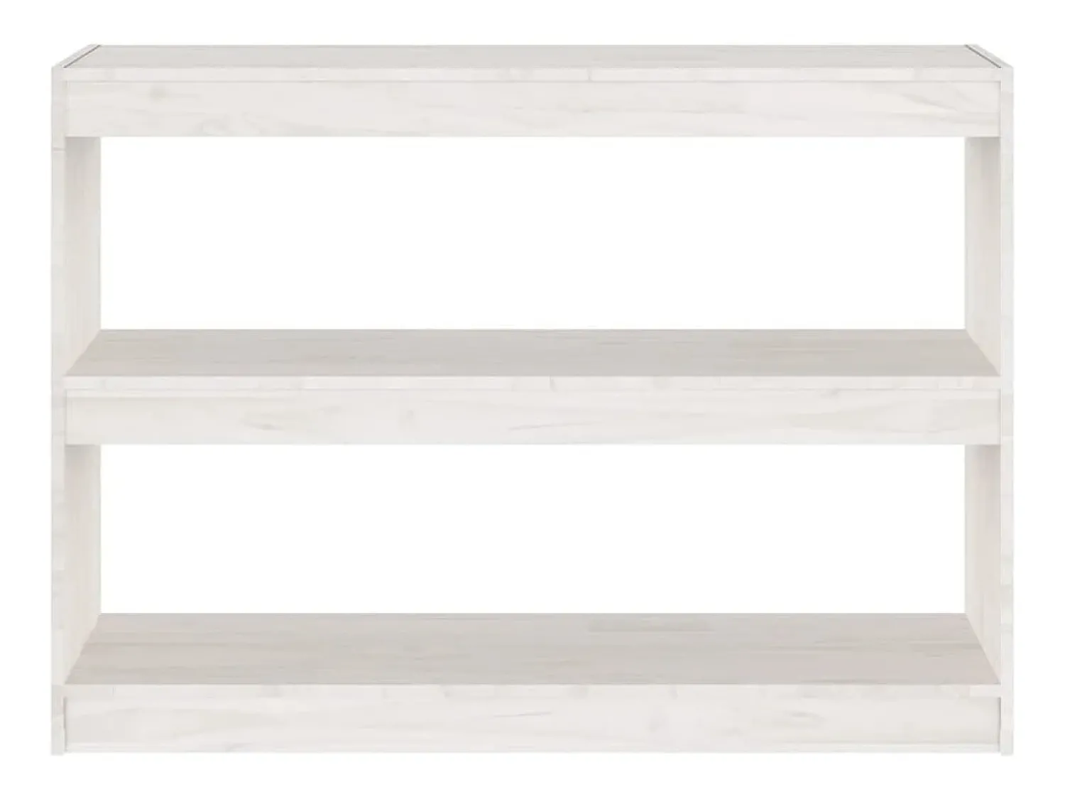 Prateleira*vidaxl Estante/divisória 100x30x71,5 cm madeira de pinho Branco