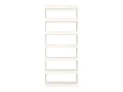 Biblioteca| Estante/divisória 80x30x199,5 cm madeira de pinho maciça PT939165 Branco