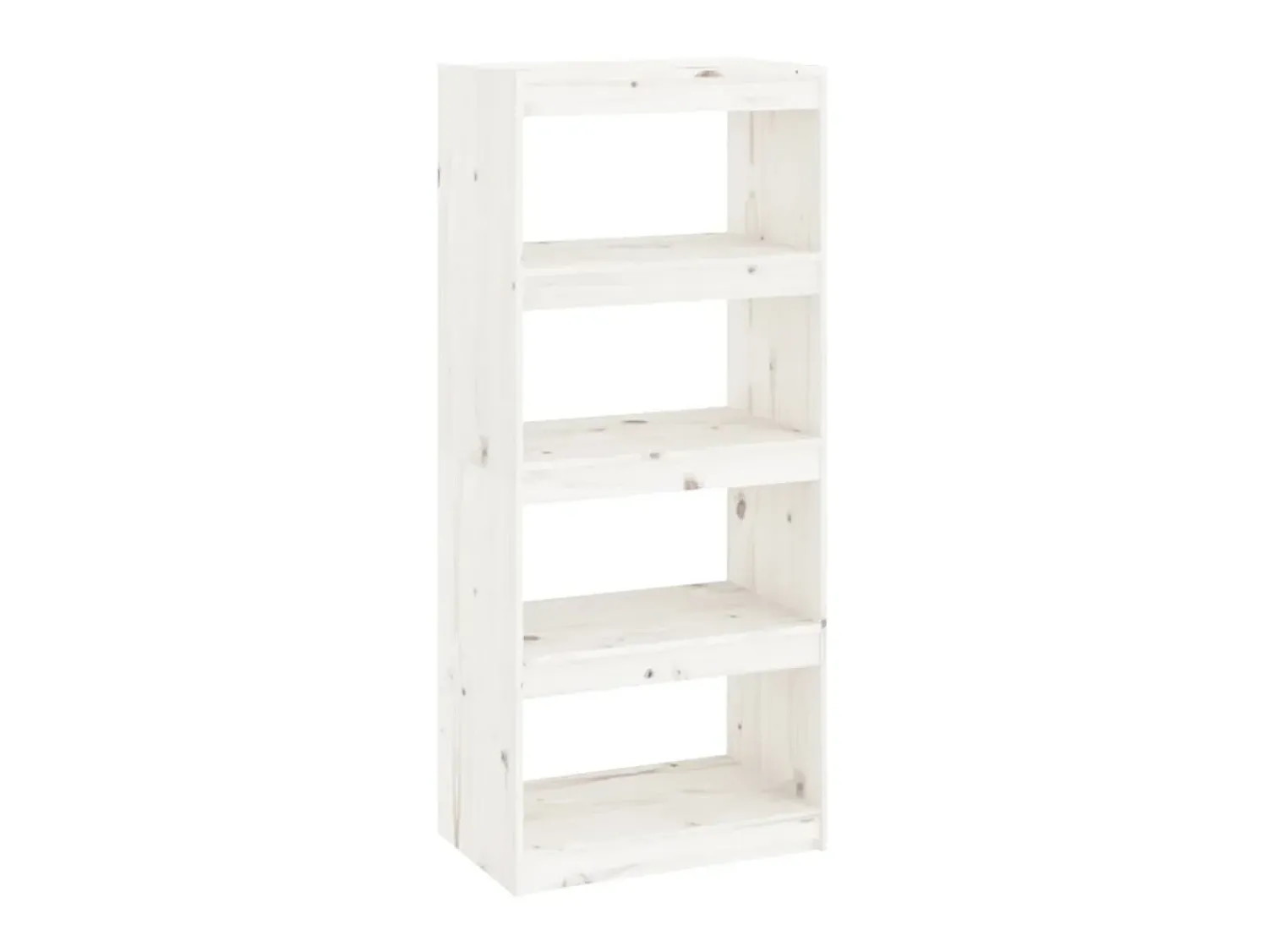 Biblioteca* Estante/divisória 60x30x135,5 cm madeira de pinho maciça PT128576 Branco