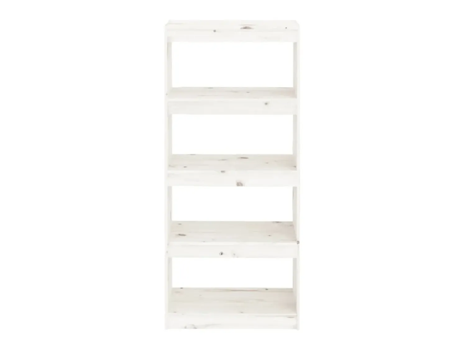 Biblioteca* Estante/divisória 60x30x135,5 cm madeira de pinho maciça PT128576 Branco
